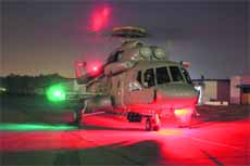 The newly acquired Mi-17V5 helicopter which is assembled at 3 BRD in Chandigarh.