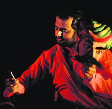 Manish Joshi Bismil  during a performance
