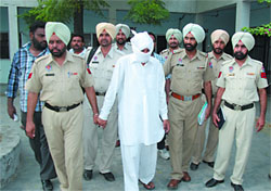 Gagandeep was today remanded to judicial custody after his police custody ended. a tribune file photo