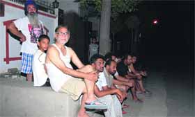 Residents waiting for water supply in Bathinda.