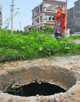 An open drain is not only an eyesore, but also a threat to life.