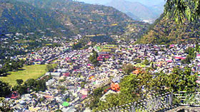 A view of Chamba town. Photo by writer