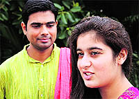 Actors rehearse for the play Munna Ki Wapasi