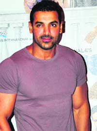 Busy days: John Abraham