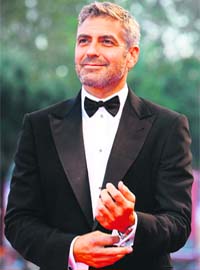 Tough call: George Clooney
