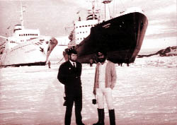 Dr Paramjit Singh Sehra in one of the rare photographs taken in Antarctica.