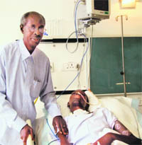 Yannick at Columbia Asia Hospital in Patiala.