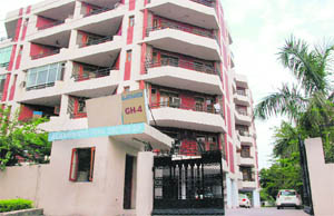 The Group Housing Society, Sector 20, Panchkula, where Fiza stayed for a few days. 