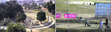 Nehru Garden (left) and Burlton Park in Jalandhar. 