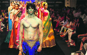 A show by Neeta Lulla in collaboration with a jewellery brand