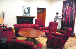 A hall of the Tagore Centre for the Study of Culture and Civilisation at the Indian Institute of Advanced Study in Shimla. Photo: Amit Kanwar