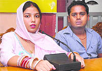 The Mukerian-based couple
