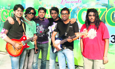 Members of the Rudraksh band 