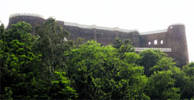 Repair work is under way on the Reasi Fort.