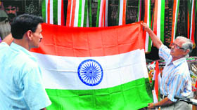 With Independence Day round the corner, the demand for the Tricolour has shot up in Jammu.