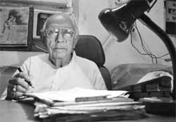 Septuagenarian IS Chawla from Patiala went behind the bars during the Quit India Movement in 1942