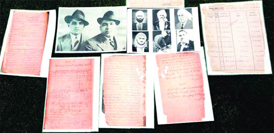 Udham Singhs photographs and copies of FIRs displayed at the Central Khalsa Orphanage
