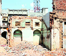 The razed house of the martyr in Amritsar