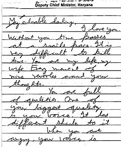 Letters recovered from Fizas house 
