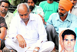 The father of Gurmeet (inset) who was killed in the accident