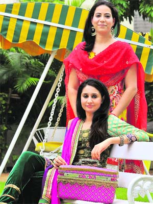 Nanaki Singh (seated) and Shagun Bawa
