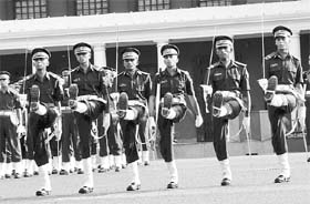 The Indian Military Academy in Dehradun is one of the finest officer training institutes in the world