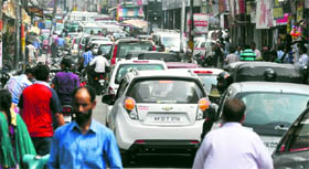 A huge rush was witnessed at various markets on the eve of Eid in Jammu on Saturday.