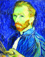 A self portrait by Van Gogh
