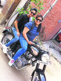 Motorcycles have become a hot favourite with girls in Ludhiana. 