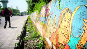The JDA has failed to maintain the Heritage Point, near Hotel Asia crossing, in Jammu.