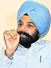 Prof Harmahendra Singh Bedi in Haridwar on Tuesday