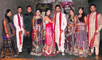 Dress rehearsal: Models showcase the wedding collection