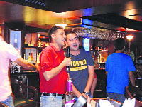 Karaoke championships in progress at 10 Downing Street, Chandigarh