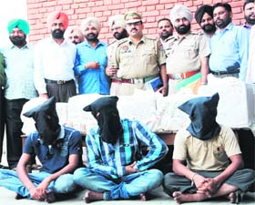 The accused in police custody in Amritsar on Thursday