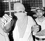 Charanjit, accused of pushing French national Frank Wilfred out of a train, is produced in a Karnal court on Friday