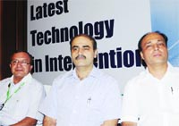 Doctors of Fortis Escorts Hospital address mediapersons in Amritsar on Saturday.