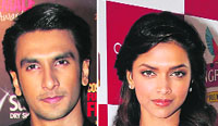 Real life: Ranveer Singh. Creating chemistry: Deepika Padukone