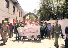 A Youth Congress rally in Kargil on Saturday