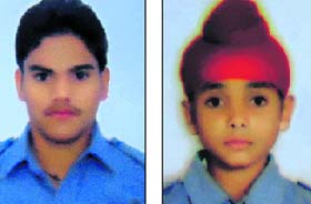 The victims — Raj Kumar and Amanpreet Singh