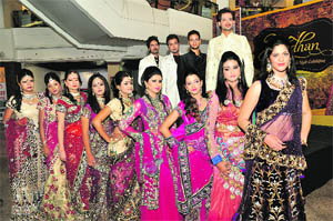 Models at the show