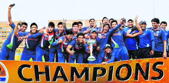 Indias  Under-19 World Cup-winning team feels on top of the world Down Under on Sunday. 