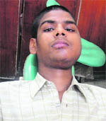 Virender Kumar, after surgery, at PGIDS, Rohtak.