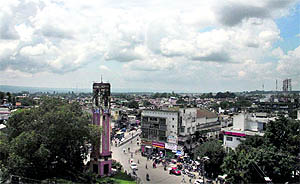 Clouds hover over Dehradun on Tuesday