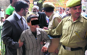 The 12-year-old boy who was arrested by the police in the Eid violence case.