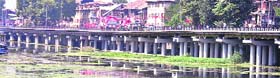 The viaduct inaugurated by Chief Minister Omar Abdullah at Dalgate in Srinagar on Wednesday