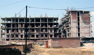 The property over which a fraud of Rs 6.83 crore has come to light in Moga city. 