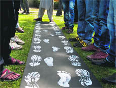 The Association of Parents for Disappeared Persons (APDP) has submitted a list of missing persons to the SHRC. They held a silent sit-in to mark International Day of the Disappeared in Srinagar on Thursday. 