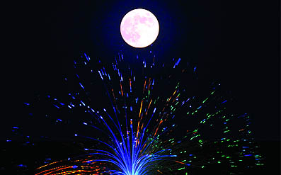 THE STUNNING SPECTACLE SENDS SPECTATORS OVER THE
