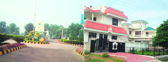 Alpha international City (left) and SECTOR 3 of HUDA project are among the handful of fully approved and well-planned projects in Fatehabad