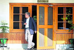 Former interlocutor on J&K Dileep Padgaonkar in Jammu on Saturday